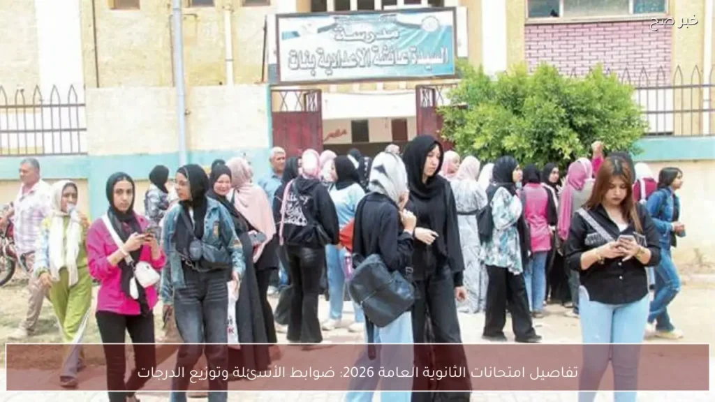تفاصيل امتحانات الثانوية العامة 2026: ضوابط الأسئلة وتوزيع الدرجات