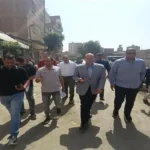 نائب محافظ الجيزة يزور مشروع الصرف الصحي في بشتيل لمتابعة التنفيذ