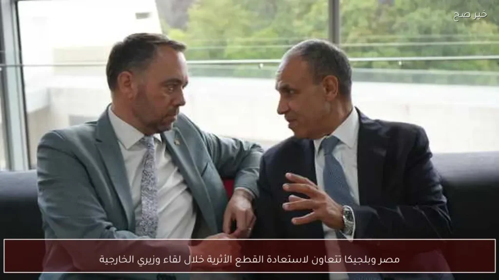 مصر وبلجيكا تتعاون لاستعادة القطع الأثرية خلال لقاء وزيري الخارجية