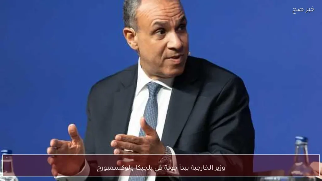 وزير الخارجية يبدأ جولة في بلجيكا ولوكسمبورج