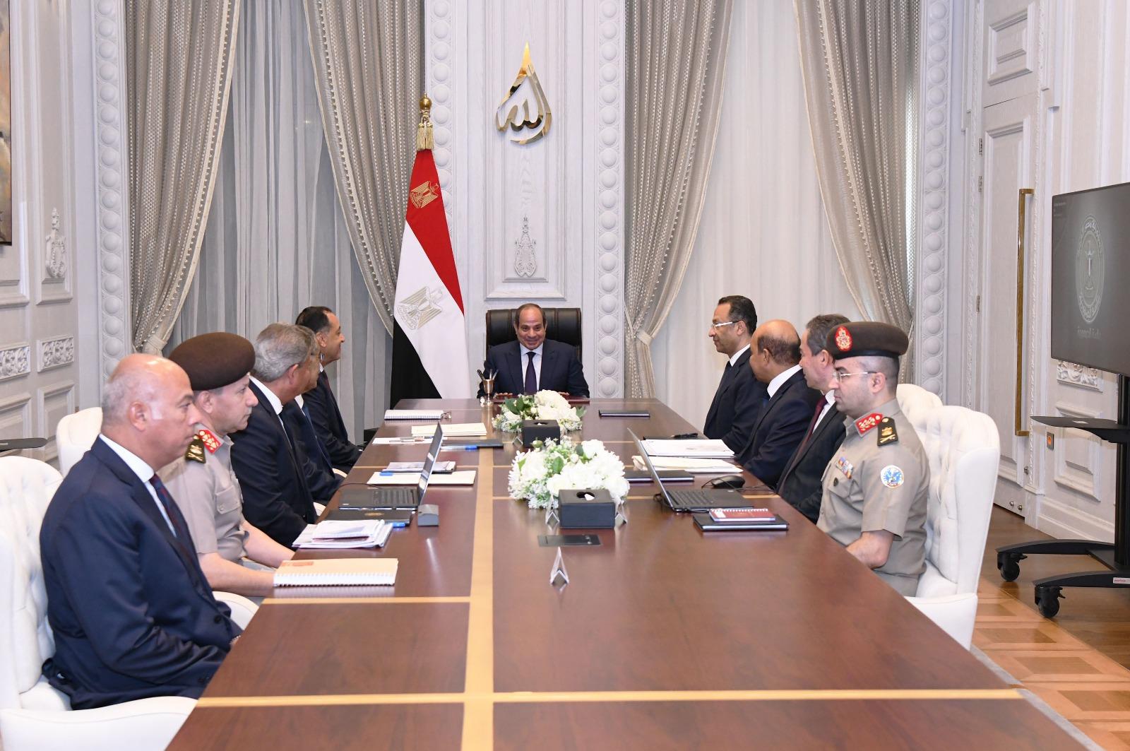 الرئيس السيسي خلال اللقاء