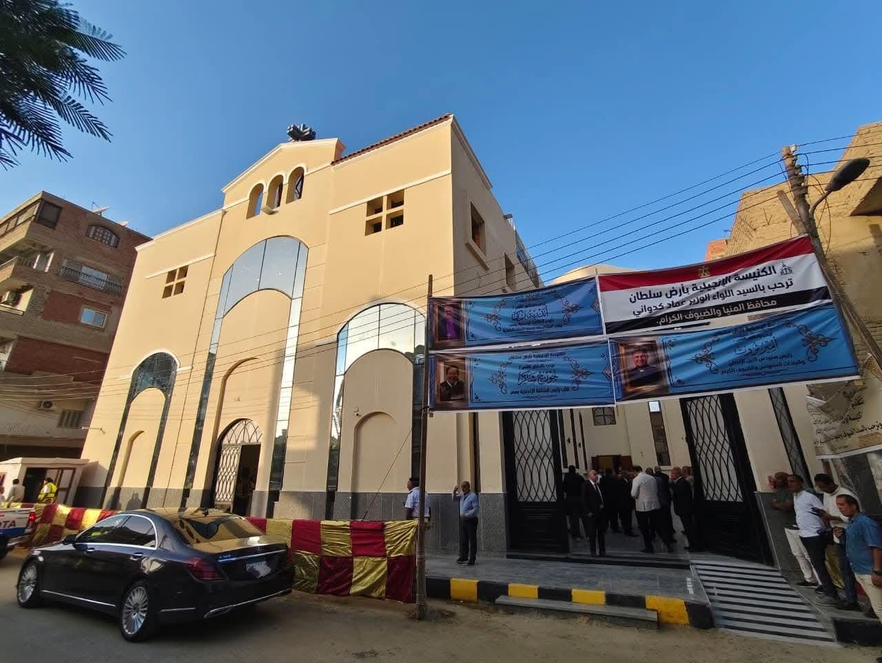 افتتاح الكنيسة الجديدة بأرض سلطان