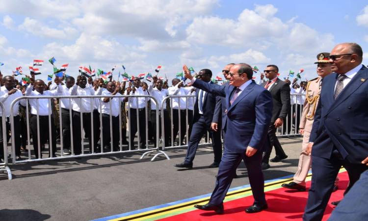 الرئيس السيسي في تنزانيا