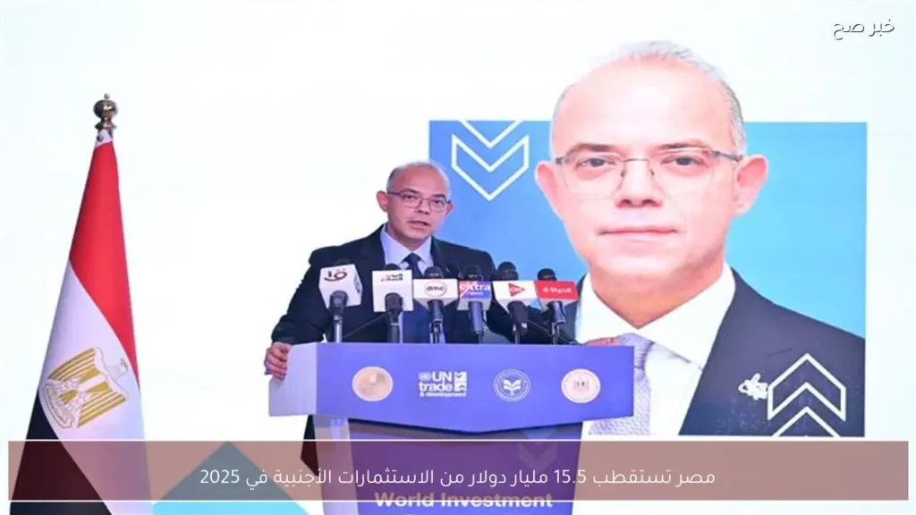 مصر تستقطب 15.5 مليار دولار من الاستثمارات الأجنبية في 2025