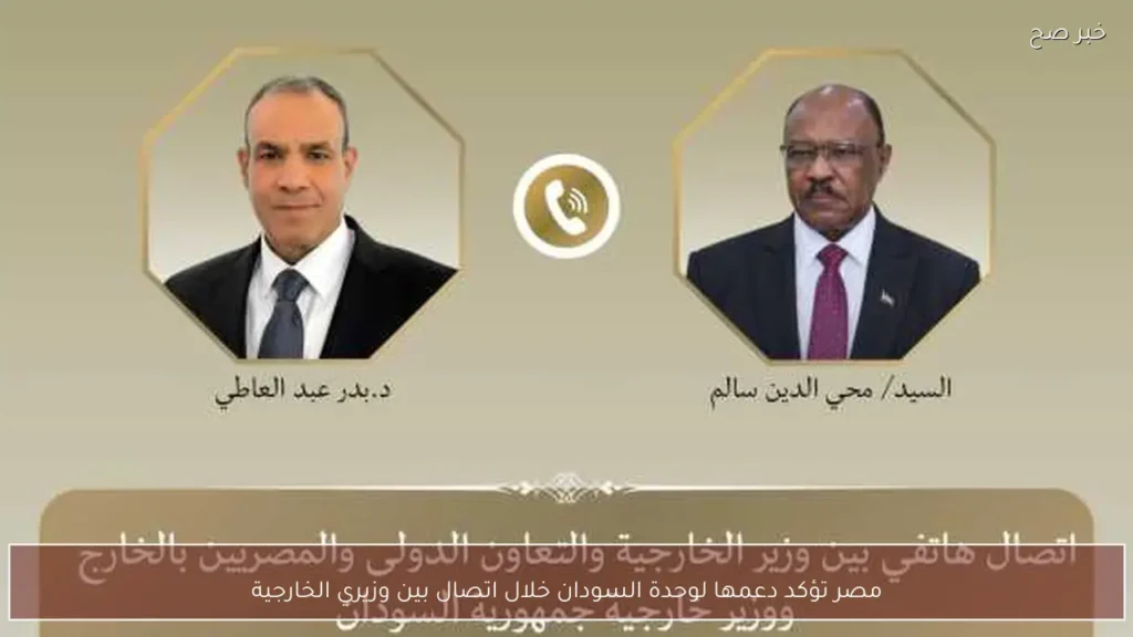 مصر تؤكد دعمها لوحدة السودان خلال اتصال بين وزيري الخارجية