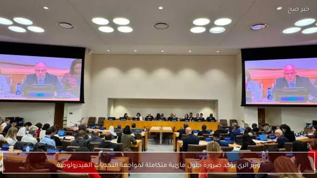 وزير الري يؤكد ضرورة حلول مائية متكاملة لمواجهة التحديات الهيدرولوجية