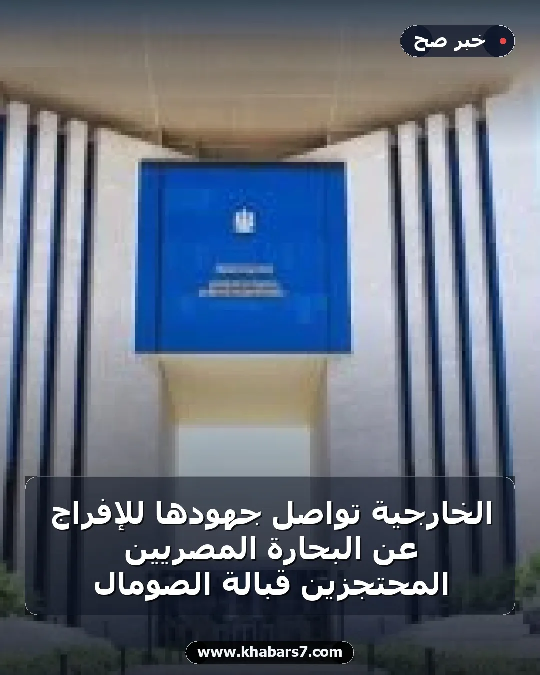 الخارجية تواصل جهودها للإفراج عن البحارة المصريين المحتجزين قبالة الصومال
