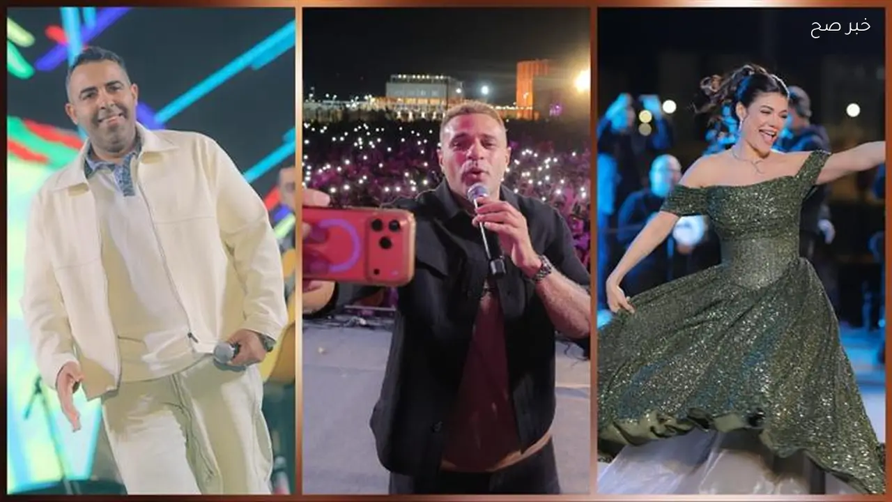 احتفالية غنائية ضخمة في العبور بمشاركة محمد نور وصابرين النجيلي وعدوية