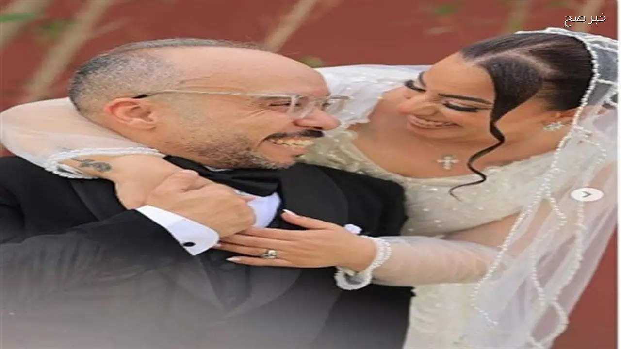مينا أبوالدهب يوجه رسالة خاصة لزوجته بعد حفل زفافه