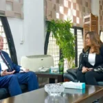 اجتماع وزيرة التنمية مع مستشار الرئيس لمتابعة مشروعات المحافظات