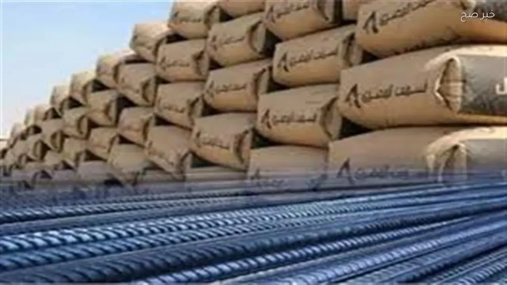 استقرار أسعار حديد عز والأسمنت الرمادي في السوق المصري اليوم