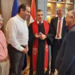رئيس جامعة بورسعيد يستقبل وفد الكنيسة الإنجيلية بمناسبة عيد الأضحى