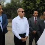 محافظ القاهرة يتفقد مشروع مد خط مياه 1200 مم بحلوان ويؤكد على سرعة الإنجاز