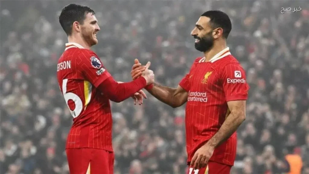 محمد صلاح يوجه رسالة وداع لروبرتسون قبل ختام الموسم مع ليفربول