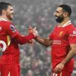 محمد صلاح يوجه رسالة وداع لروبرتسون قبل ختام الموسم مع ليفربول