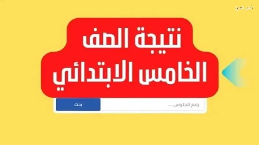 نتيجة الصف الخامس الابتدائي 2026 متاحة إلكترونيًا في القاهرة
