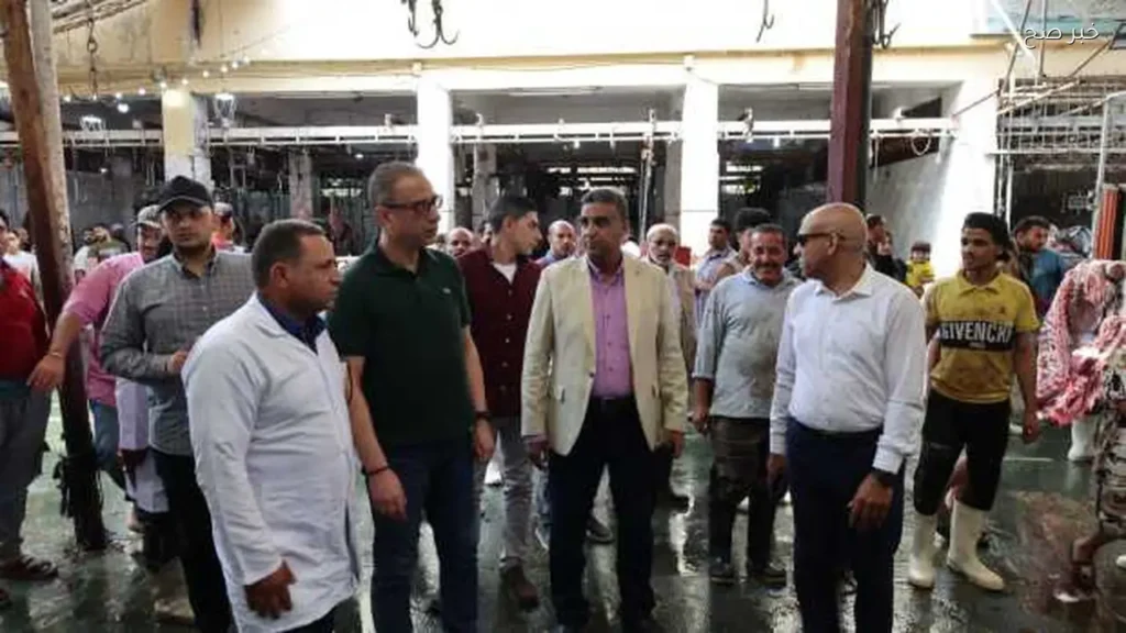محافظ الجيزة يتفقد المجازر ويؤكد على توفير الأطباء البيطريين