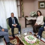 محافظ الجيزة يحتفل بعيد الأضحى مع فتيات مؤسسة الرعاية الاجتماعية