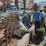 زرع 20 عمود إنارة في بهبيت وتطوير كوبرى المنيب بالجيزة