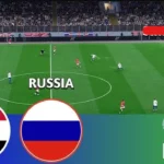 القنوات المفتوحة الناقلة لمباراة مصر ضد روسيا الشوط الأول الآن ومعلق المباراة Egypt vs Russia