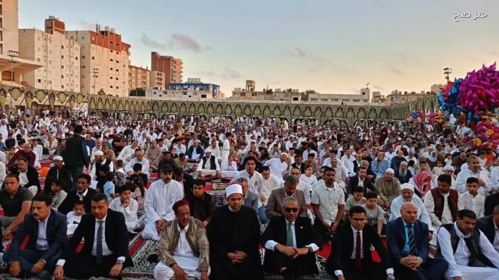 نائب محافظ مطروح يشهد صلاة عيد الأضحى بحضور آلاف المصلين