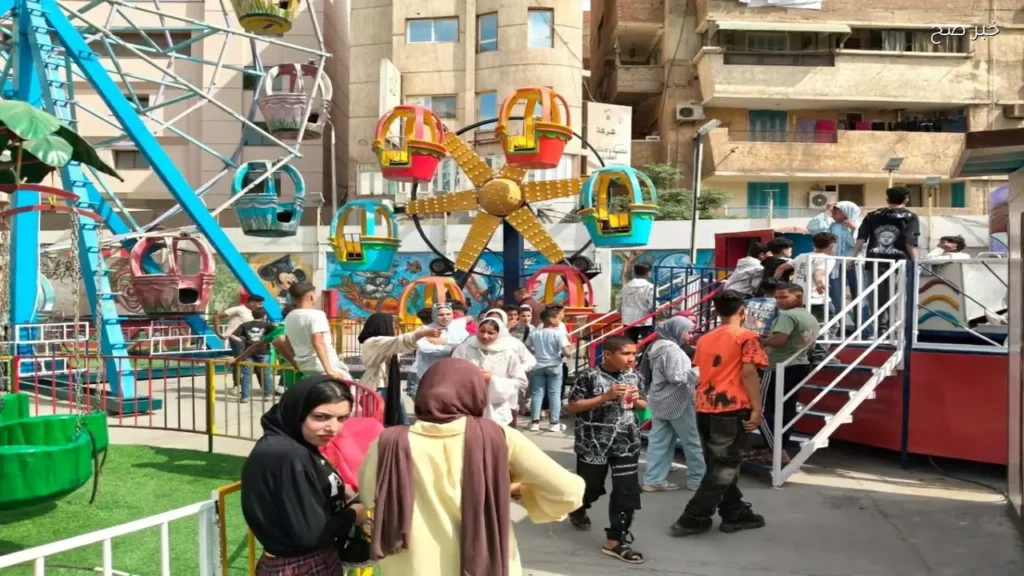 المنوفية تستقبل عيد الأضحى بإقبال كثيف على الحدائق والمتنزهات