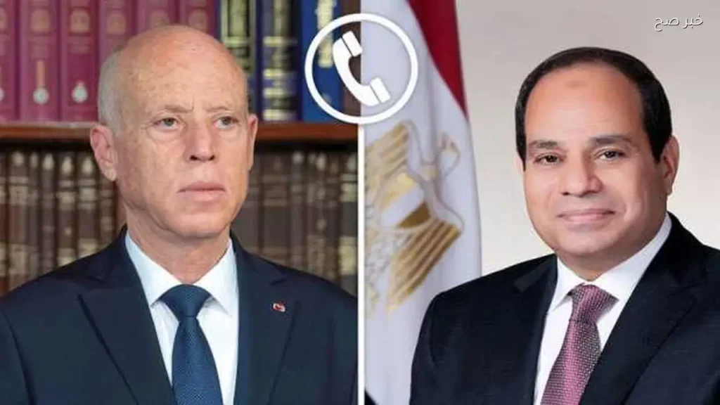 السيسي يتلقى تهنئة هاتفية من الرئيس التونسي بعيد الأضحى