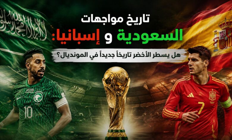 السعودية ضد إسبانيا في كأس العالم 2026.. هل ينجح الأخضر في كتابة التاريخ؟