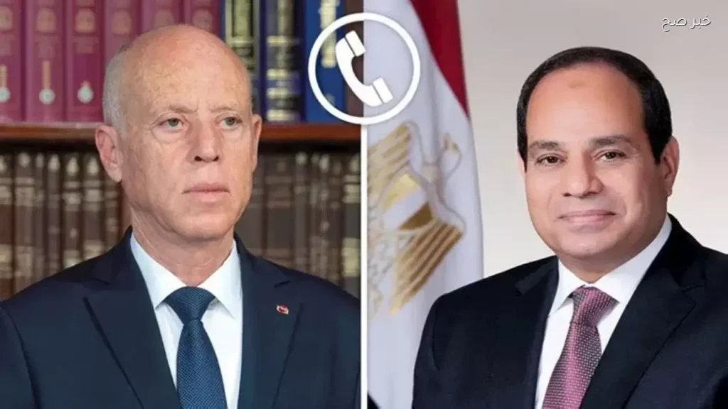 السيسي يتلقى تهنئة عيد الأضحى من الرئيس التونسي قيس سعيد