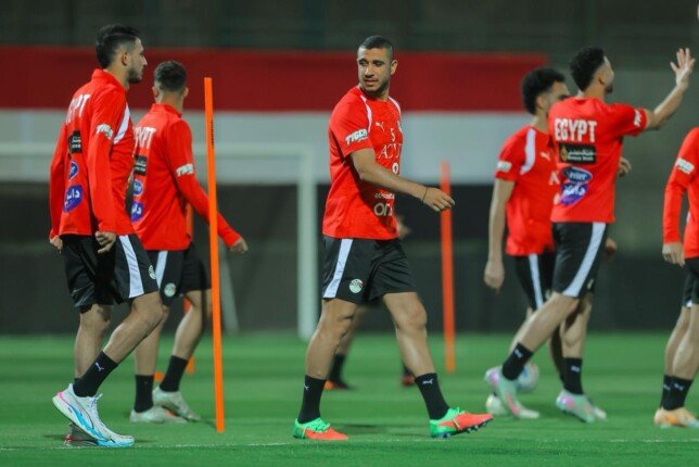 منتخب مصر يواصل تدريباته استعدادًا لمواجهة روسيا ودياً منتخب مصر يواصل تدريباته استعدادًا لمواجهة روسيا ودياً