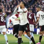 ليفربول يتعرض لهزيمة قاسية أمام أستون فيلا في الدوري الإنجليزي