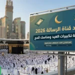 تردد قناة الرسالة لمتابعة تكبيرات العيد ومناسك الحج