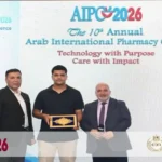 طالب بجامعة القاهرة الأهلية يحصل على تكريم في مؤتمر AIPC2026