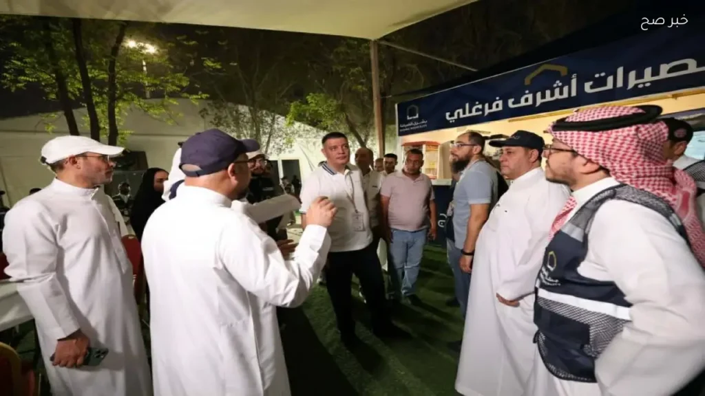 تفقد رئيس بعثة حج الجمعيات الأهلية لمخيمات عرفات ومنى استعدادًا للحج