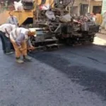 بدء رصف شوارع حي الزيتون مع ضرورة الالتزام بتعليمات المرور