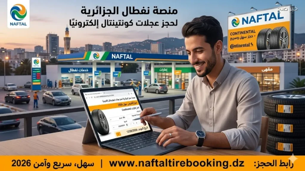 رابط منصة نفطال الجزائرية لحجز عجلات كونتيننتال إلكترونيًا بسهولة e-mahata.naftal.dz