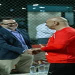 سفير كندا يتفقد مران منتخب مصر قبل مواجهة روسيا الودية