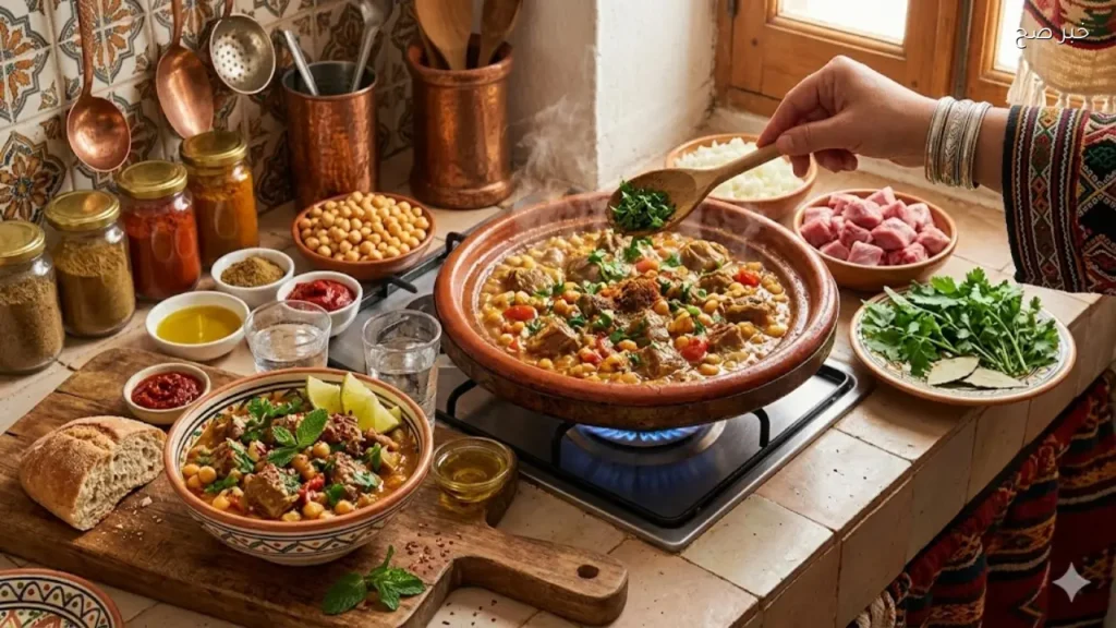 عمل قلاية تونسية بالعلوش في 45 دقيقة بالدار خطوة بخطوة