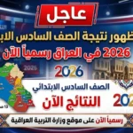 13 محافظة ظهرت نتيجة الصف السادس الابتدائي في العراق