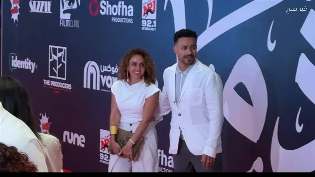 علا رشدي تدعم أحمد داوود في العرض الخاص لفيلم “إذما”