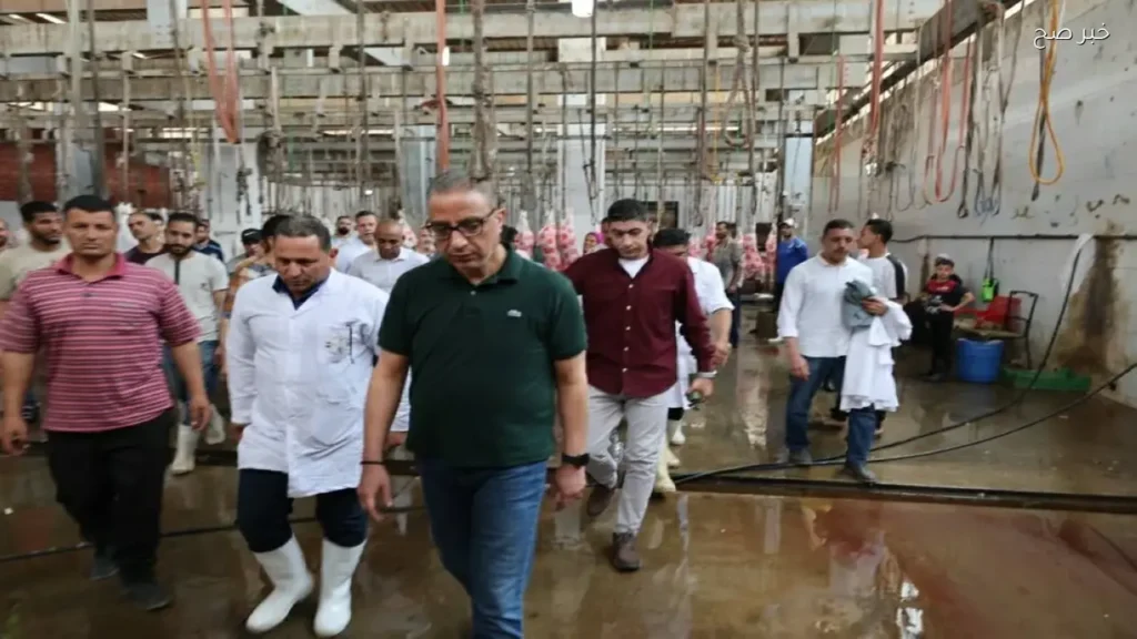 محافظ الجيزة يتفقد مجزري المنيب والوراق لضمان جاهزيتهما لعيد الأضحى