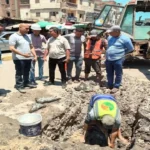 محافظ كفر الشيخ يوجه بإصلاح خط مياه الشرب في الحامول