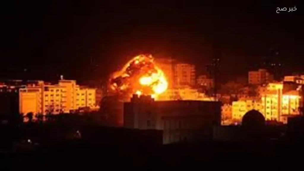 إصابات جراء قصف إسرائيلي على منزل في مخيم المغازي بغزة