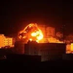 إصابات جراء قصف إسرائيلي على منزل في مخيم المغازي بغزة