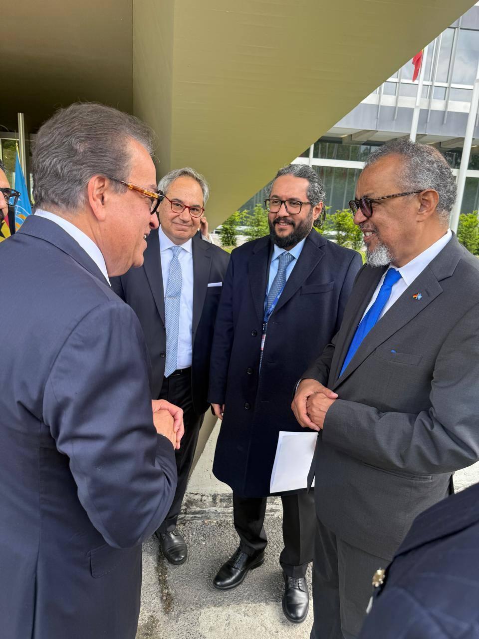 وزير الصحة وتيدروس أدهانوم غيبريسوس