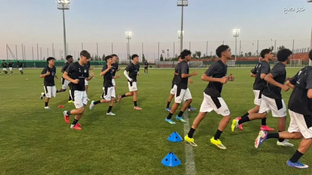 استعدادات منتخب مصر للناشئين لمواجهة تنزانيا في نصف نهائي أمم أفريقيا