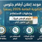 الموعد.. أرقام جلوس الثانوية العامة 2026 الكترونيا والمدارس