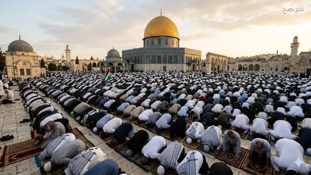 موعد صلاة عيد الأضحى ٢٠٢٦ في فلسطين وتوقيت القدس وغزة والمحافظات