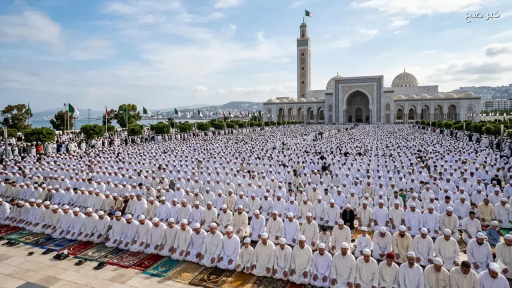 وقت صلاة عيد الاضحي 2026 في الجزائر وجميع الولايات (وهران وسطيف)