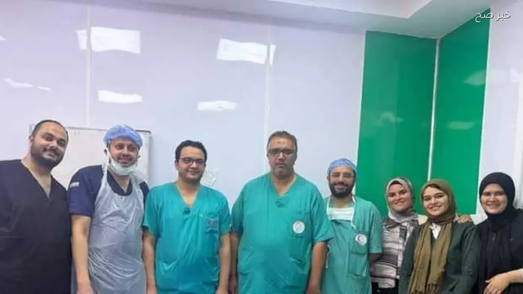 استئصال ورم نادر يزن 30 كجم في جامعة المنوفية
